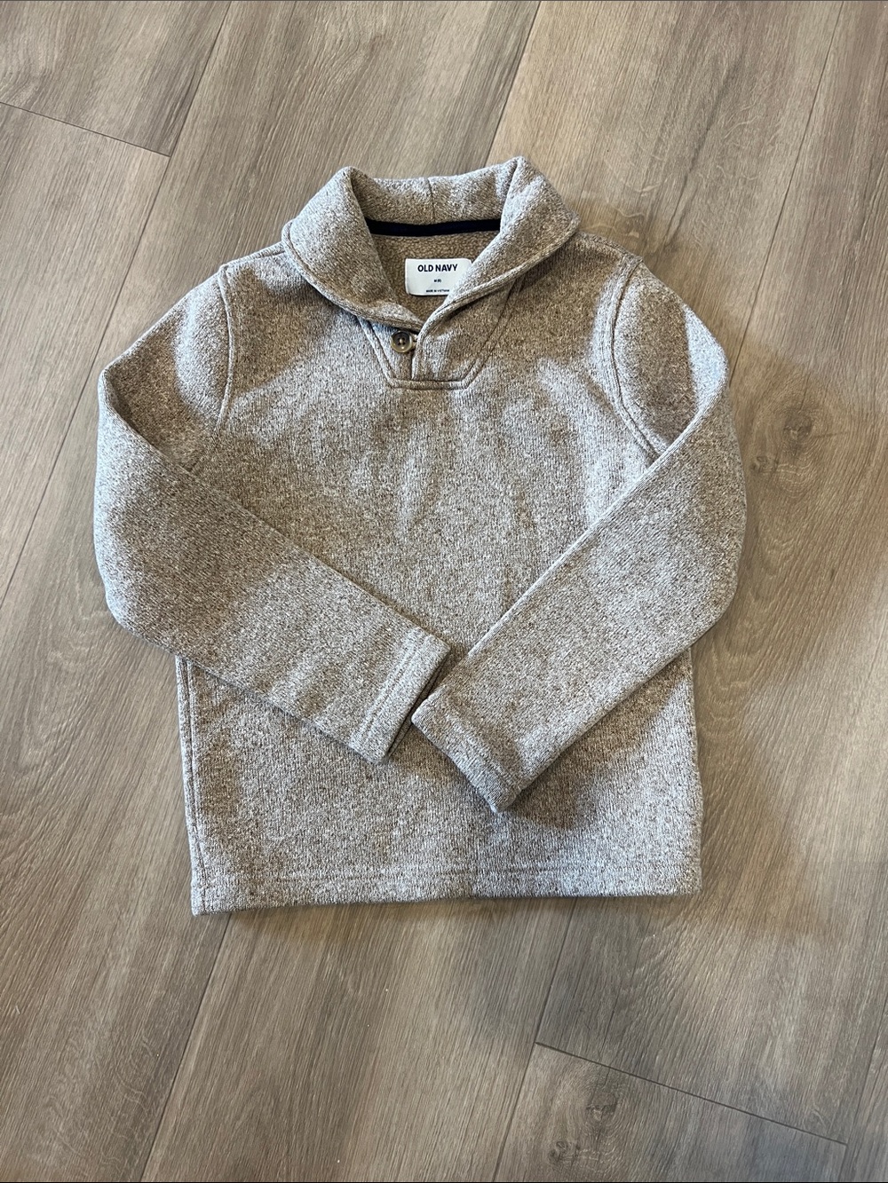 Old Navy Men’s Shawl Zip-Up Sweater - Heather Gray